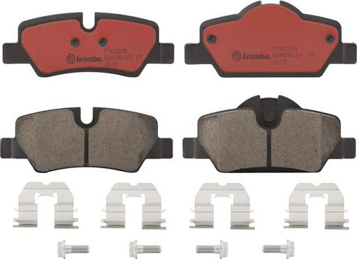 Brembo P06090N - Brake Pad Set, disc brake autospares.lv