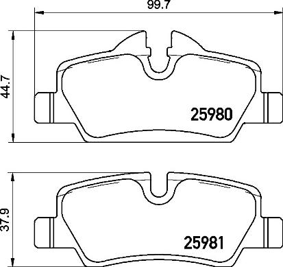 Brembo P 06 090 - Brake Pad Set, disc brake autospares.lv