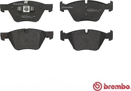 Brembo P 06 040 - Brake Pad Set, disc brake autospares.lv