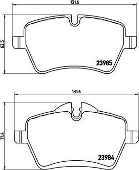 Magneti Marelli 363700201598 - Brake Pad Set, disc brake autospares.lv