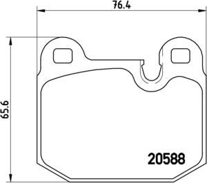 Brembo P 06 006 - Brake Pad Set, disc brake autospares.lv