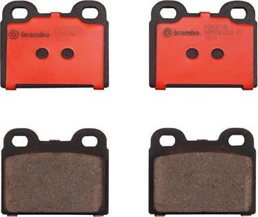 Brembo P06001N - Brake Pad Set, disc brake autospares.lv