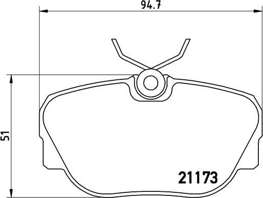 Brembo P 06 010 - Brake Pad Set, disc brake autospares.lv