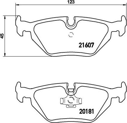 Brembo P 06 013 - Brake Pad Set, disc brake autospares.lv