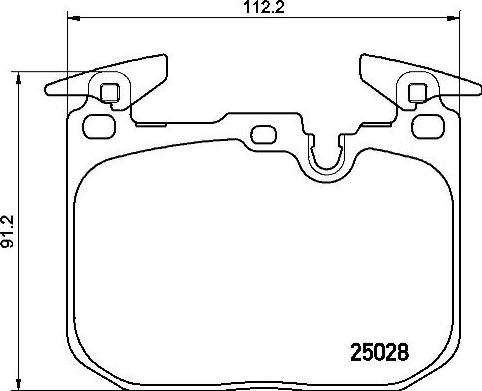 Brembo P 06 088X - Brake Pad Set, disc brake autospares.lv