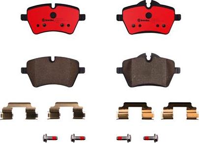 Brembo P06036N - Brake Pad Set, disc brake autospares.lv