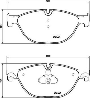 Brembo P 06 076 - Brake Pad Set, disc brake autospares.lv