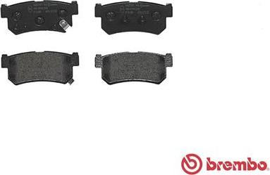 Brembo P 15 010 - Brake Pad Set, disc brake autospares.lv