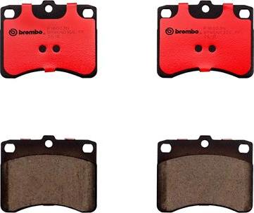 Brembo P16003N - Brake Pad Set, disc brake autospares.lv