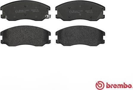 Brembo P 10 003 - Brake Pad Set, disc brake autospares.lv