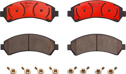 Brembo P10016N - Brake Pad Set, disc brake autospares.lv