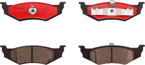 Brembo P11010N - Brake Pad Set, disc brake autospares.lv