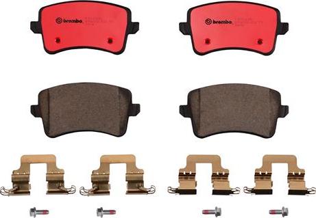 Brembo P85099N - Brake Pad Set, disc brake autospares.lv