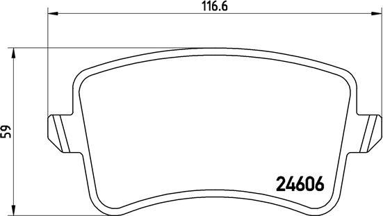 Brembo P 85 099X - Brake Pad Set, disc brake autospares.lv