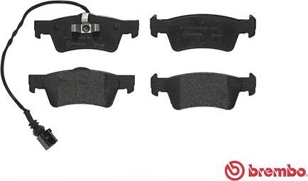 Brembo P 85 091 - Brake Pad Set, disc brake autospares.lv