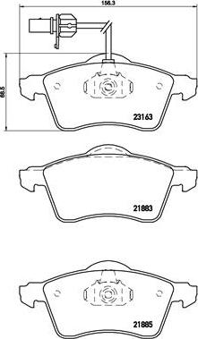 Brembo P 85 049 - Brake Pad Set, disc brake autospares.lv