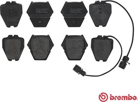 Brembo P 85 054 - Brake Pad Set, disc brake autospares.lv