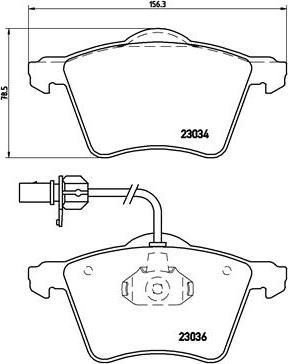 ACDelco AC691281D - Brake Pad Set, disc brake autospares.lv