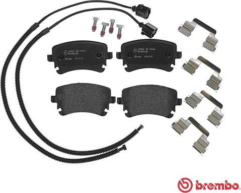 Brembo P 85 064 - Brake Pad Set, disc brake autospares.lv