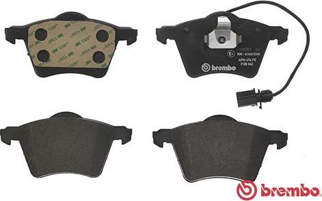 Brembo P 85 062 - Brake Pad Set, disc brake autospares.lv