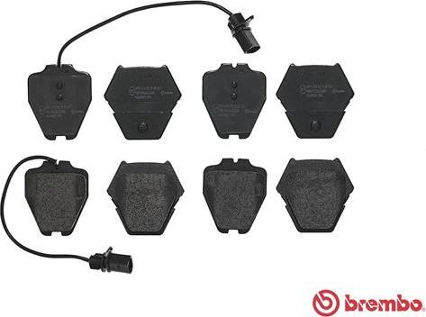Brembo P 85 067 - Brake Pad Set, disc brake autospares.lv