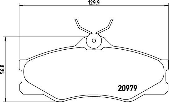 Brembo P 85 008 - Brake Pad Set, disc brake autospares.lv