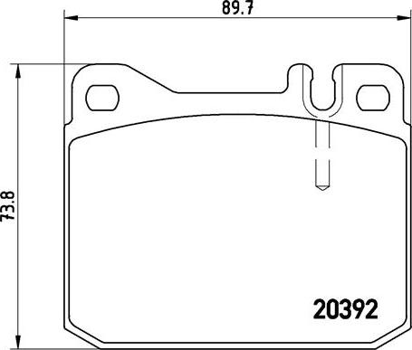 Brembo P 85 007 - Brake Pad Set, disc brake autospares.lv