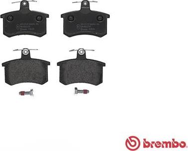 Brembo P 85 013 - Brake Pad Set, disc brake autospares.lv