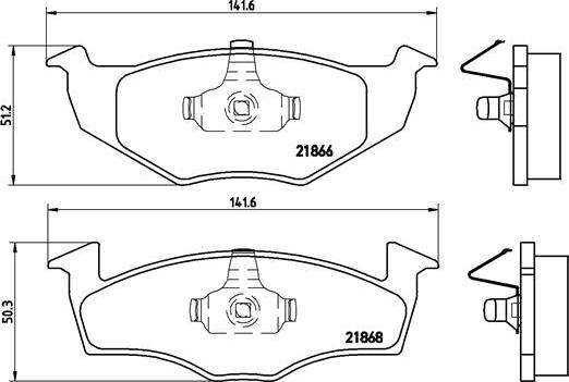 Brembo P 85 030 - Brake Pad Set, disc brake autospares.lv