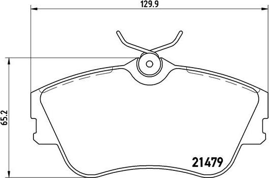 Brembo P 85 029 - Brake Pad Set, disc brake autospares.lv