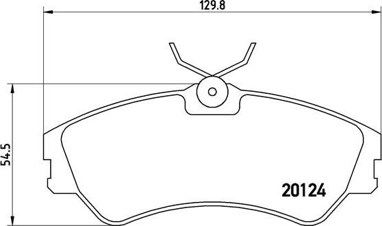 Brembo P 85 028 - Brake Pad Set, disc brake autospares.lv