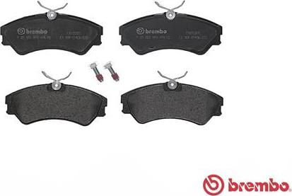 Brembo P 85 028 - Brake Pad Set, disc brake autospares.lv