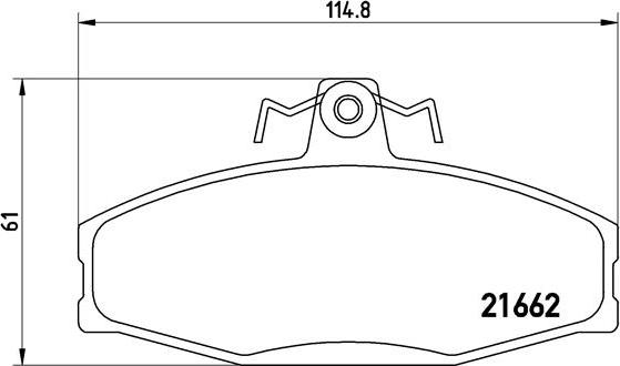 Brembo P 85 022 - Brake Pad Set, disc brake autospares.lv