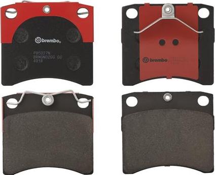 Brembo P85027N - Brake Pad Set, disc brake autospares.lv