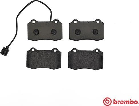 Brembo P 85 104 - Brake Pad Set, disc brake autospares.lv