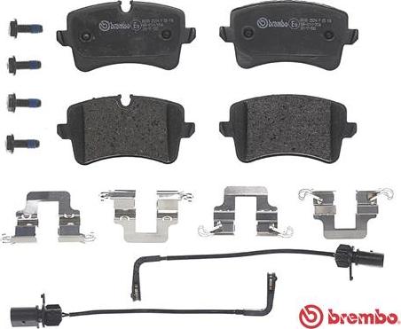 Brembo P 85 118 - Brake Pad Set, disc brake autospares.lv