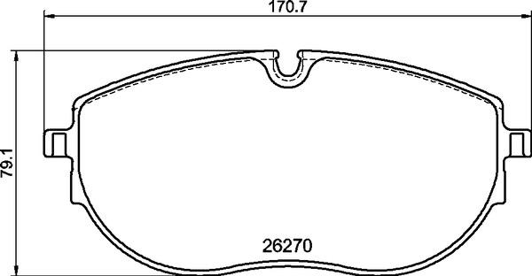 Woking P18193.01 - Brake Pad Set, disc brake autospares.lv