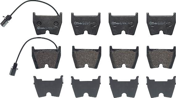 Brembo P 85 132 - Brake Pad Set, disc brake autospares.lv