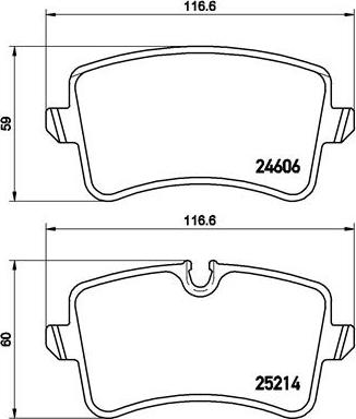 Brembo P 85 120 - Brake Pad Set, disc brake autospares.lv