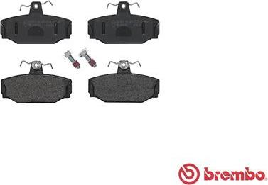 Brembo P 86 009 - Brake Pad Set, disc brake autospares.lv