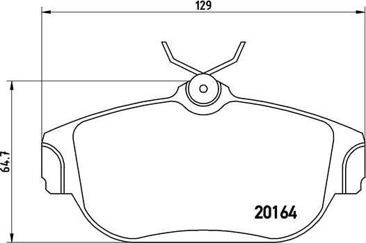 Brembo P 86 007 - Brake Pad Set, disc brake autospares.lv