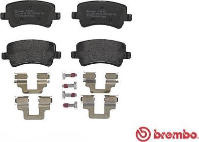 Brembo P 86 021 - Brake Pad Set, disc brake autospares.lv