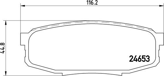 Brembo P 83 098X - Brake Pad Set, disc brake autospares.lv