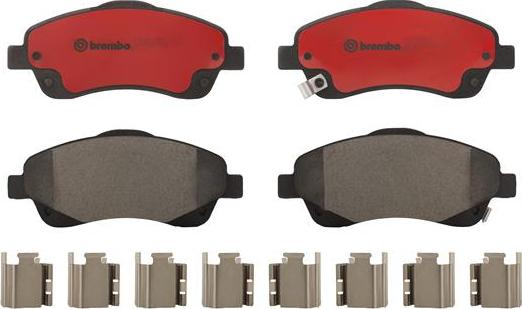 Brembo P83046N - Brake Pad Set, disc brake autospares.lv