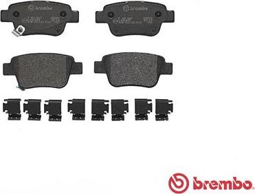 Brembo P 83 047 - Brake Pad Set, disc brake autospares.lv