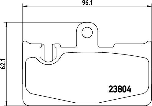 Brembo P 83 059 - Brake Pad Set, disc brake autospares.lv