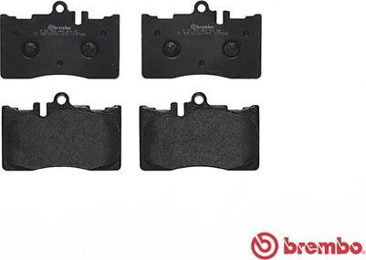 Brembo P 83 058 - Brake Pad Set, disc brake autospares.lv