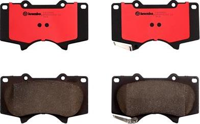 Brembo P83066N - Brake Pad Set, disc brake autospares.lv