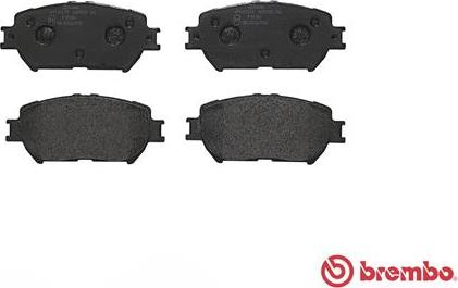 Brembo P 83 062 - Brake Pad Set, disc brake autospares.lv