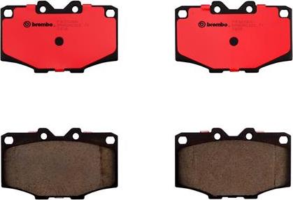 Brembo P83006N - Brake Pad Set, disc brake autospares.lv